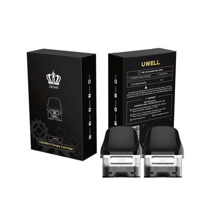 Uwell Crown D Empty Cartridge 3ml - 2 Pack