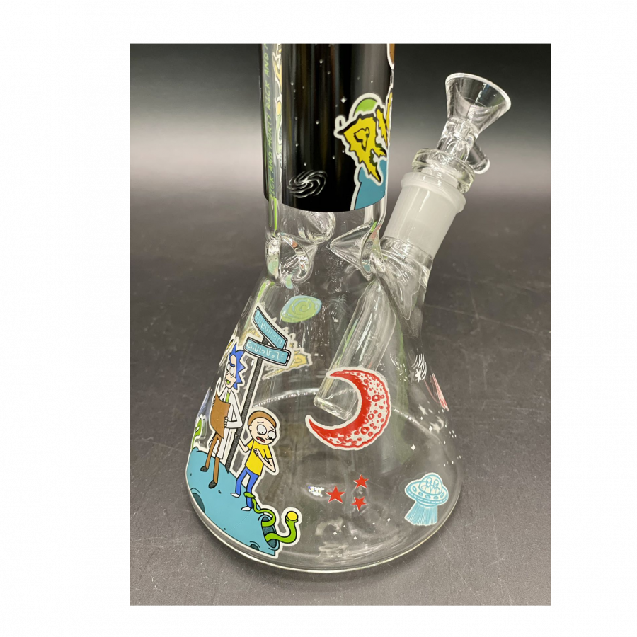 【in-store only】Glass Water Pipe 1244 Glow In Dark H26cm